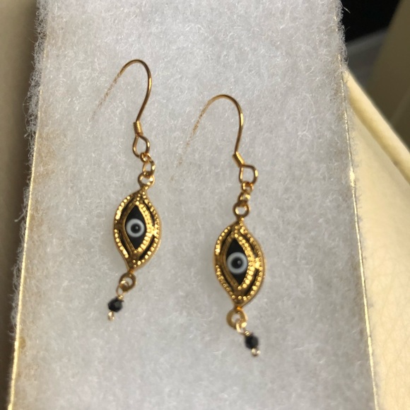 Giu Giu Boutique Original Evil Eye Earrings - Picture 3 of 8